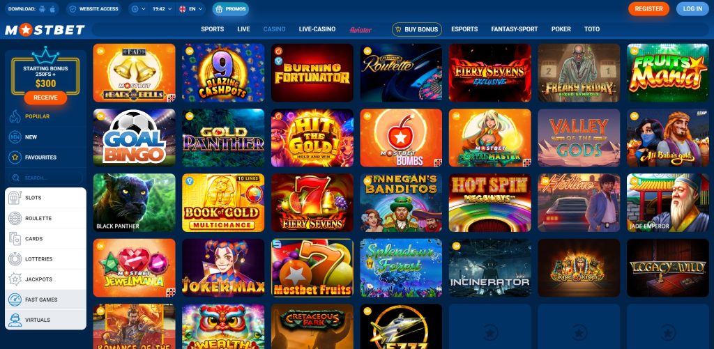 Most Popular Slots at Mostbet 7